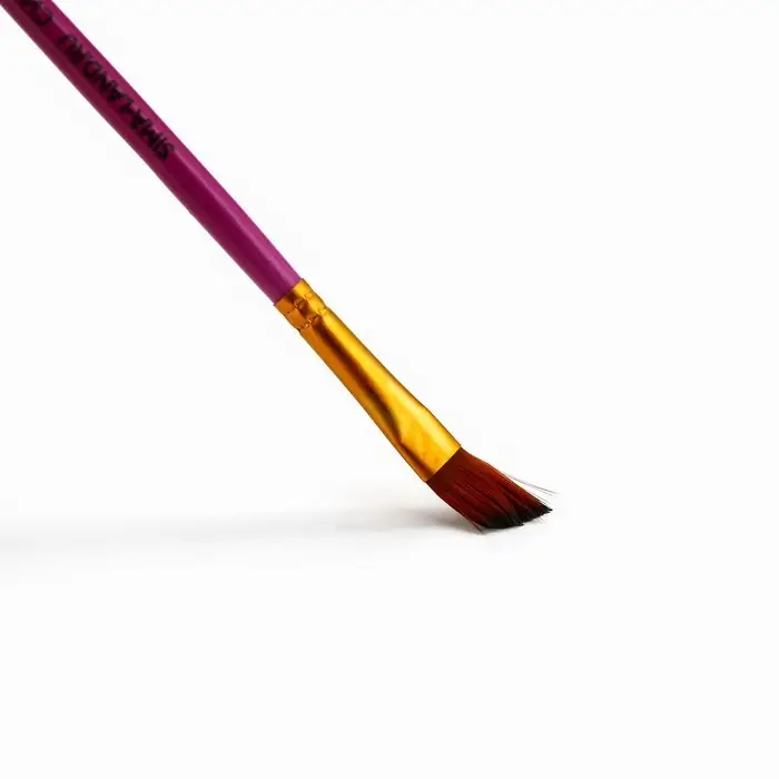 Кисть для рисования набор 4 шт. синтетика плоские № 4,6,8,10 &laquo;Дали&raquo;