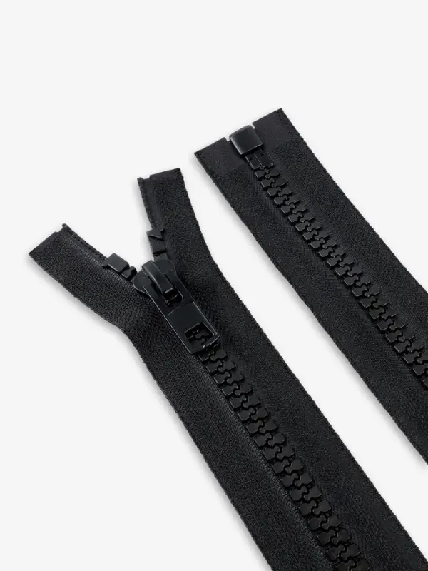 Молния &laquo;Трактор&raquo;, №10, разъёмная, замок автомат, 80 см, чёрная