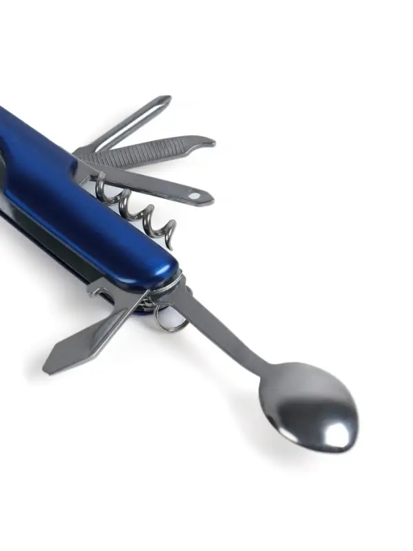 Нож швейцарский 9 в 1, синий