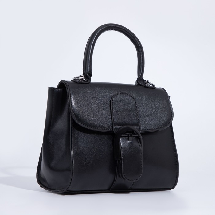 Сумка-мессенджер на магните, цвет чёрный