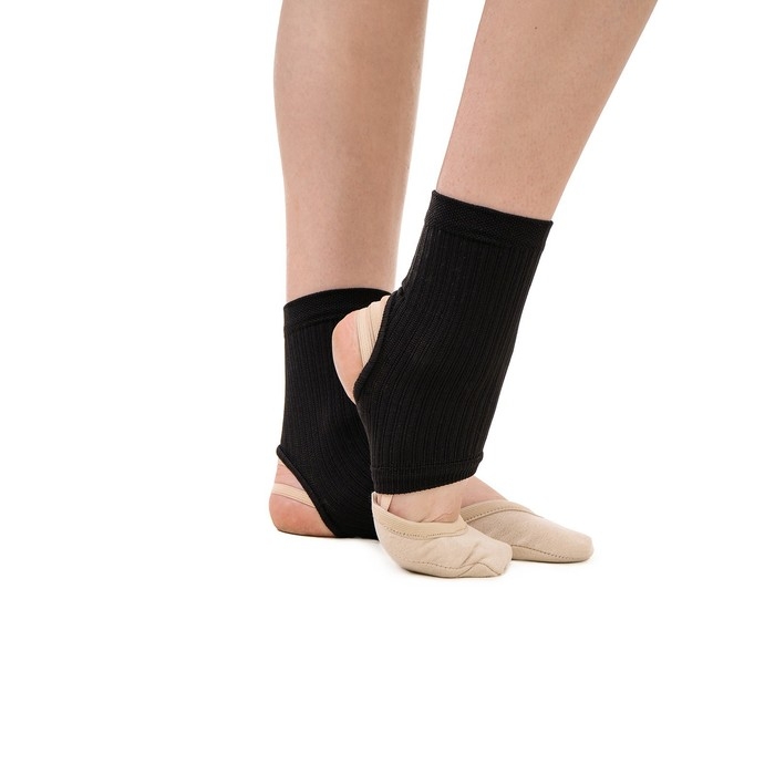 Голеностоп гимнастический Grace Dance, р. L, цвет чёрный