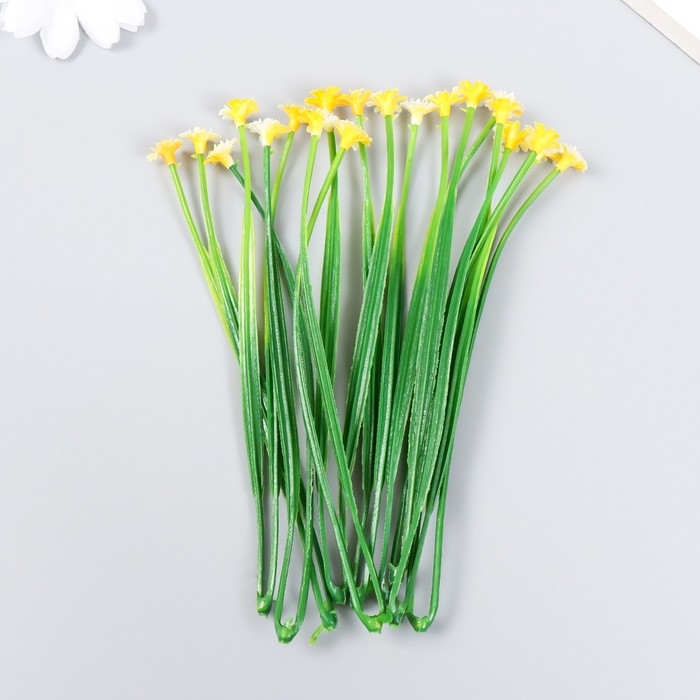 Декор для творчества Декор для творчества "Эрантис" набор 10 шт жёлтый 14,5 см