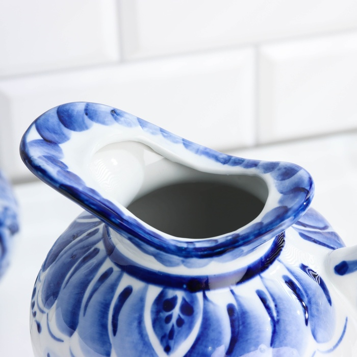 Кувшин «Лето», 17,2х17,2х29 см, 1,6 л, гжель Кувшин «Лето», 17,2х17,2х29 см, 1,6 л, гжель