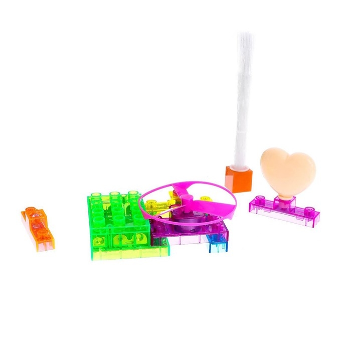 Конструктор блочный-электронный «Пропелер», 4 схемы, 8 деталей, в пакете Конструктор блочный-электронный «Пропелер», 4 схемы, 8 деталей, в пакете