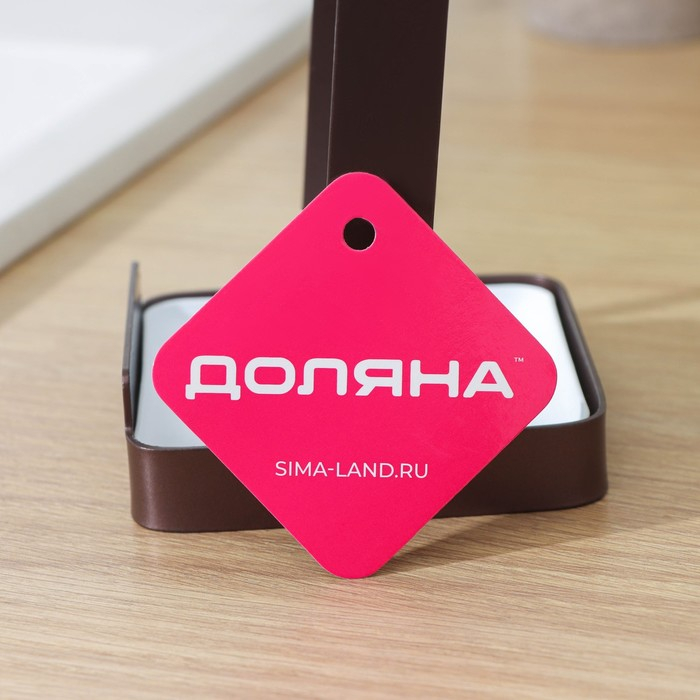 Подставка под ложку Доляна «Лофт», цвет коричневый Подставка под ложку Доляна «Лофт», цвет коричневый