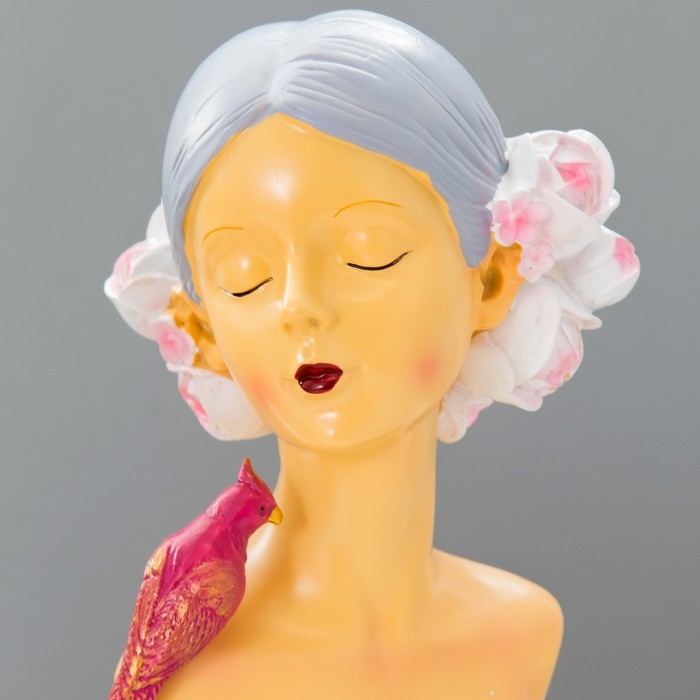 Настольная лампа "Девушка" LED 15Вт коричневый  24х10х34 см RISALUX