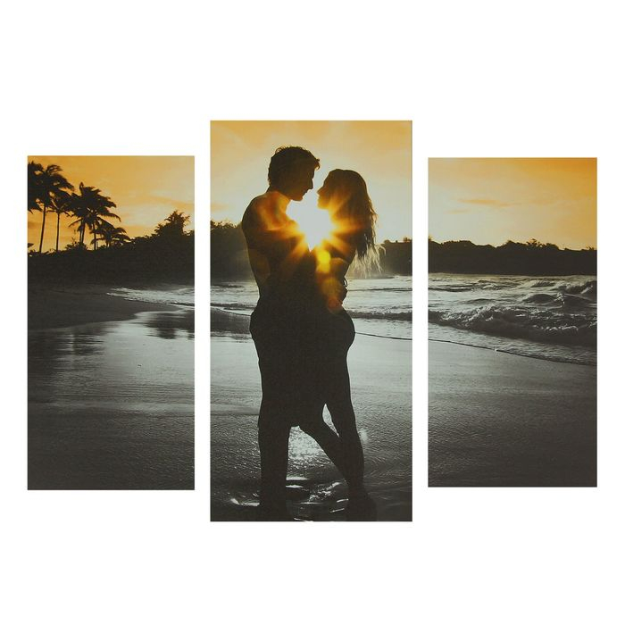 Картина модульная на подрамнике   Картина модульная на подрамнике  "Закат" 2шт-25,5*50,5см, 30,5*60см, 60х100 см