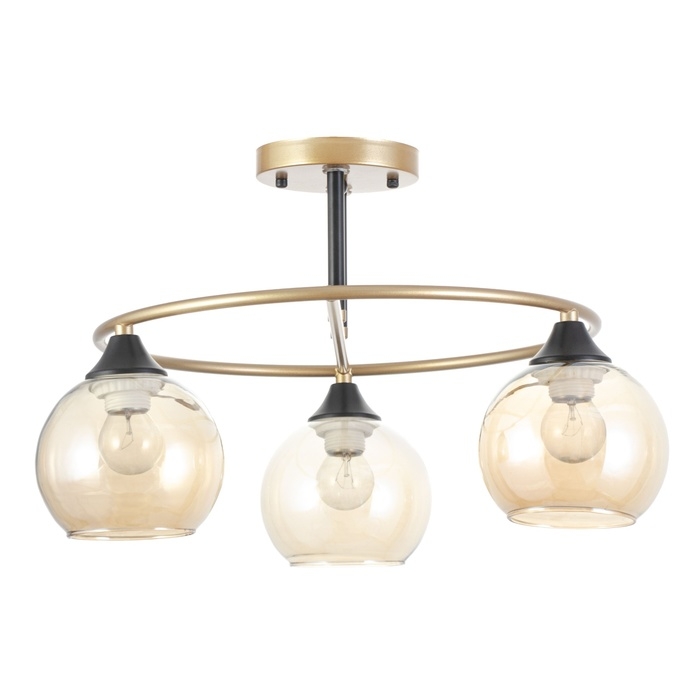 Люстра Люстра "Сицилия" 3х60Вт Е27 Золото 49х49х25,5см