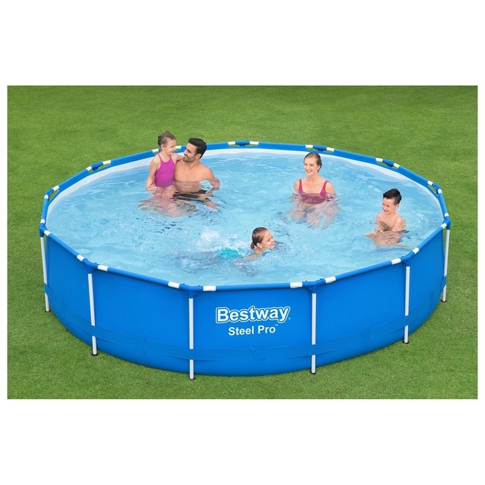 Бассейн каркасный Steel Pro 396 х 84 см, с фильтр-насосом 220V, 2006 л/ч, 5612Е Bestway Бассейн каркасный Steel Pro 396 х 84 см, с фильтр-насосом 220V, 2006 л/ч, 5612Е Bestway