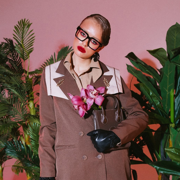 Набор значков (2 шт.) для воротника «Веточки», цвет золото Набор значков (2 шт.) для воротника «Веточки», цвет золото