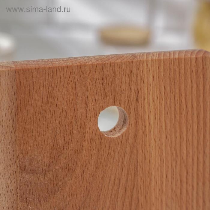 Нaбор досок разделочных нa подстaвке Премиум, 2 шт: 24×15 см, 30×19,5 см, мaссив букa