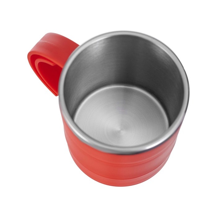 Термокружка, 450 мл, Поход  Термокружка, 450 мл, Поход "Мастер К", сохраняет тепло 2 ч, 12.5 х 10.5 см, красная