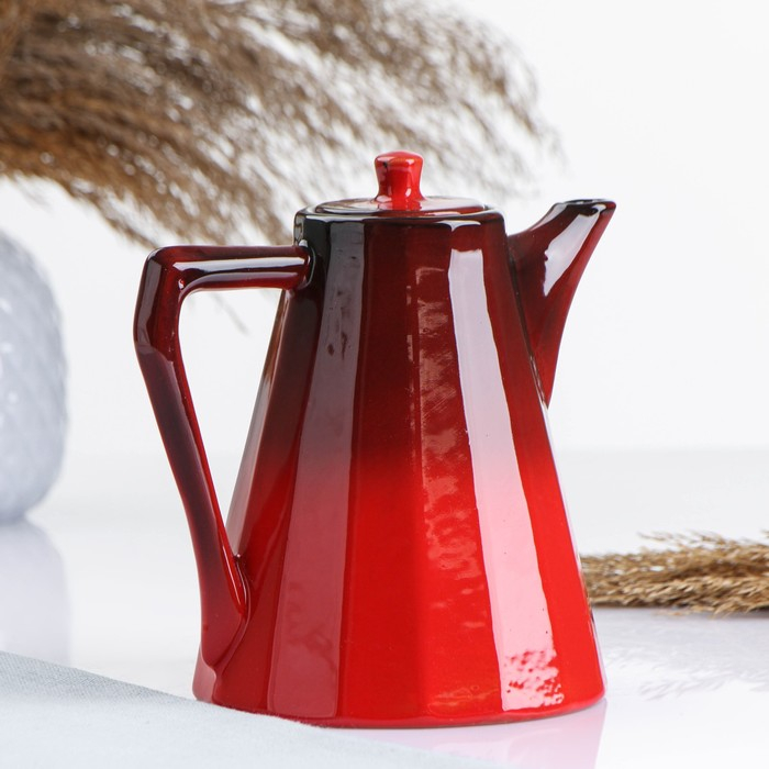 Кофейник  Кофейник "Ностальгия" 0,7л / 12х16см, красный
