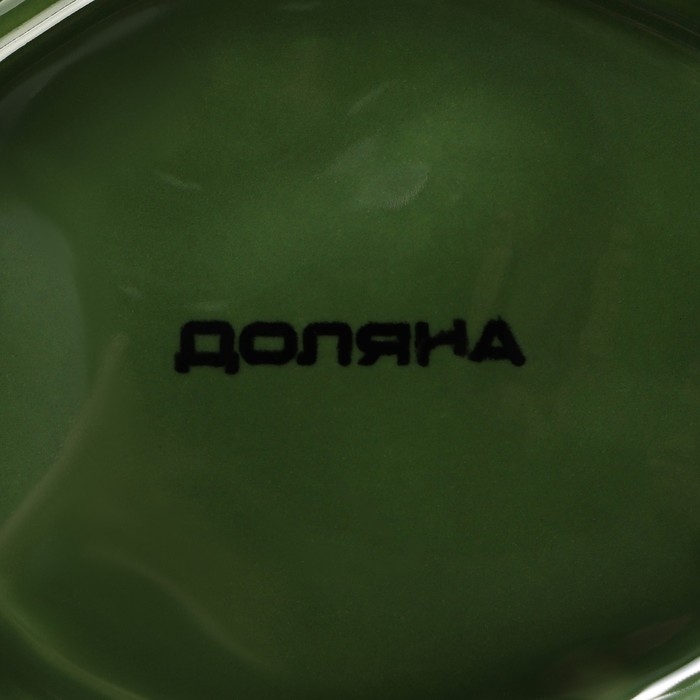 Салатник Доляна «Лист», 270 мл, 13,8×12,4 см, цвет зелёный Салатник Доляна «Лист», 270 мл, 13,8×12,4 см, цвет зелёный