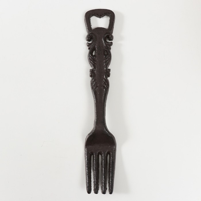 Сувенир чугун открывашка  Сувенир чугун открывашка "Вилка" 24х4,2х1,5 см
