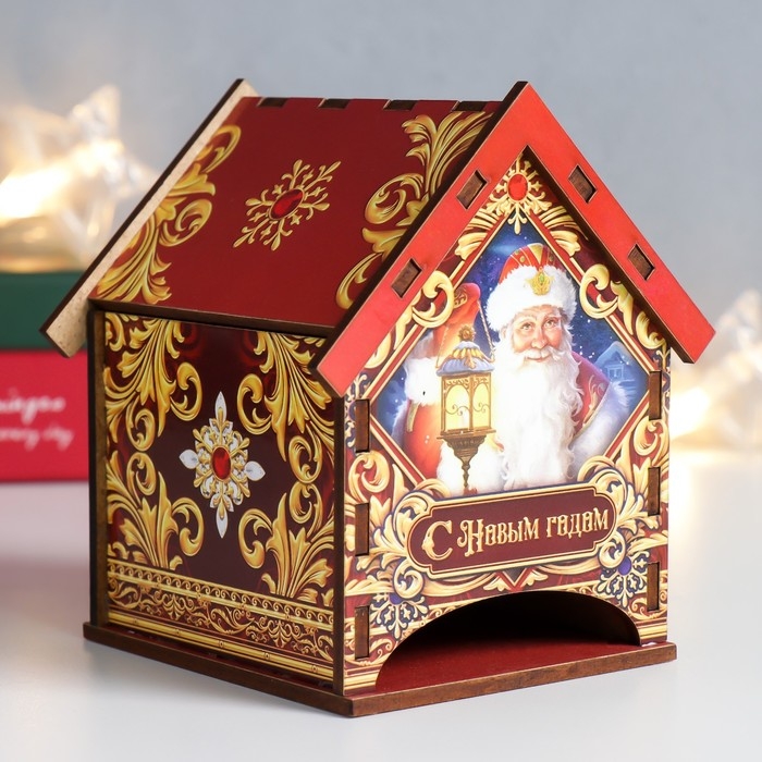 Чайный домик  Чайный домик "Дед Мороз" 10,5х9,5х12 см