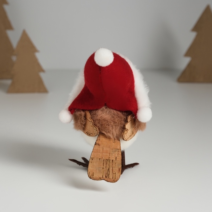 Сувенир Сувенир "Птенчик в новогодней шапке" 7,7х10х13 см