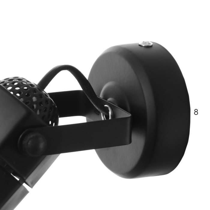 Спот Спот "Румбик" GU10 черный 8х8х14,5см