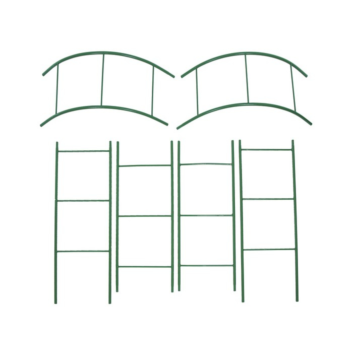Арка садовая, разборная, 240 × 125 × 36.5 см, металл, зелёная, Greengo Арка садовая, разборная, 240 × 125 × 36.5 см, металл, зелёная, Greengo