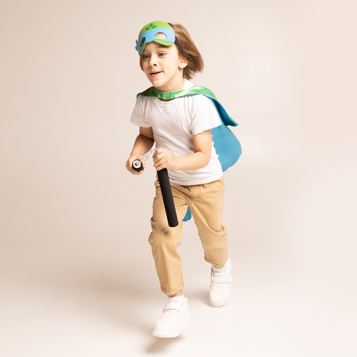 Карнавальный набор «Боевая черепашка», в наборе 3 предмета: плащ, маска и нунчаки Карнавальный набор «Боевая черепашка», в наборе 3 предмета: плащ, маска и нунчаки