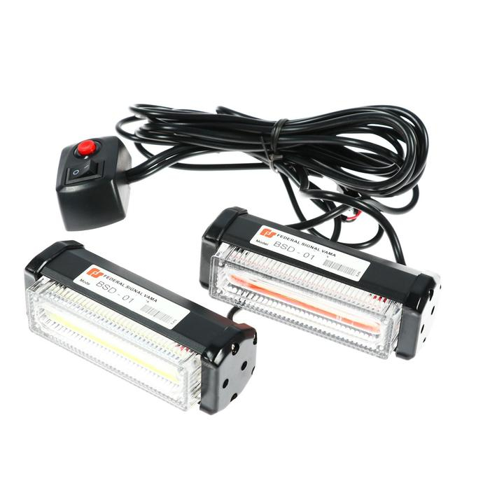 Лампы светодиодные автомобильные, стробоскоп BSD-01, 12 В, набор 2 шт Лампы светодиодные автомобильные, стробоскоп BSD-01, 12 В, набор 2 шт