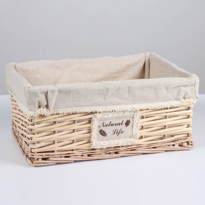 Корзина стеллажная Корзина стеллажная "Natural Life", 40х31х17 см