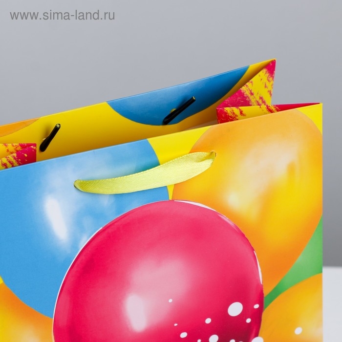 Пакет подарочный ламинированный вертикальный, упаковка, &laquo;В твой День Рождения&raquo;, MS 18 х 23 х 10 см