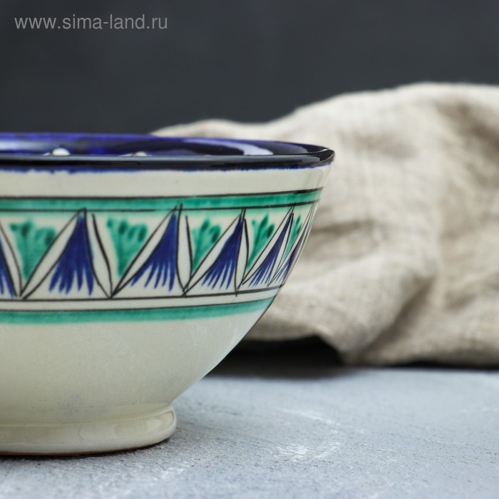 Коса Риштанская Керамика  Коса Риштанская Керамика "Узоры" 15 см, малая, микс