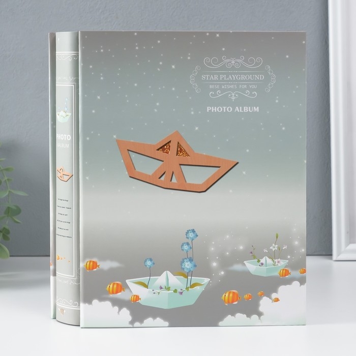 Фотоальбом на 200 фото 10х15 см Фотоальбом на 200 фото 10х15 см "Волшебные сны" в коробке МИКС 5,2х20,6х26,6 см