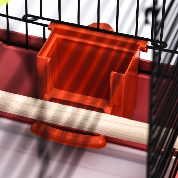 Клетка Клетка "Грация", 2 яруса, 50 х 37 х 37 см, микс цветов