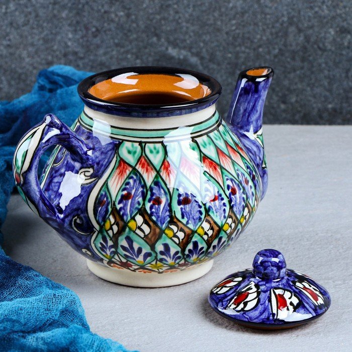 Чайник Риштанская Керамика 700мл микс Чайник Риштанская Керамика 700мл микс