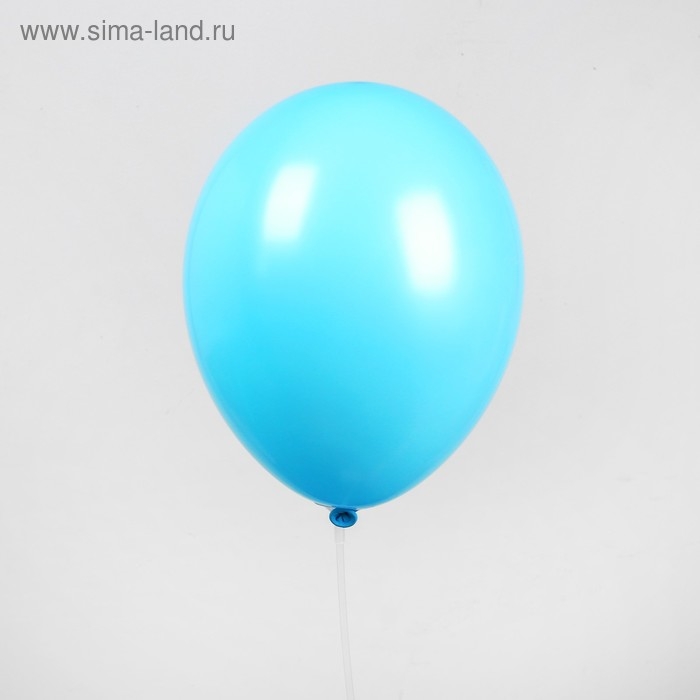 Шар латексный 12 Шар латексный 12", пастель, набор 100 шт., цвет голубой