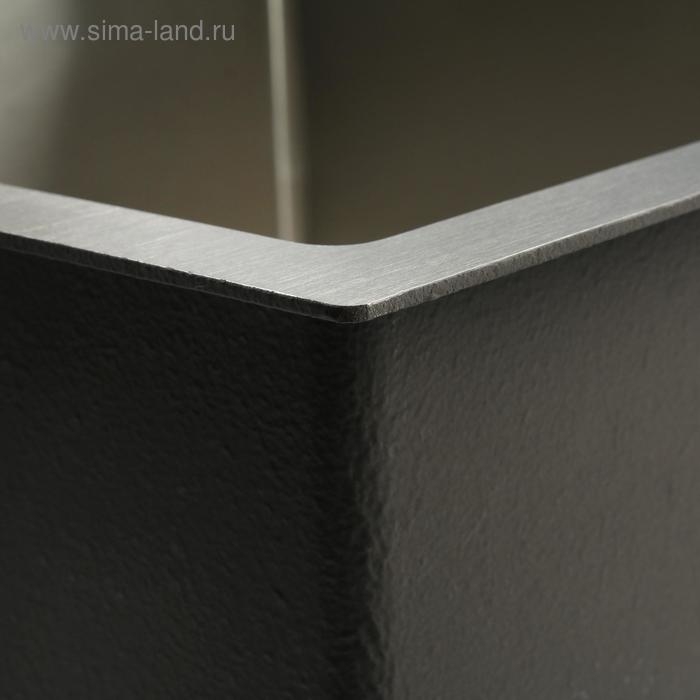 Мойка кухонная GERHANS K37843-S, врезная, двойная, 780х430х220 мм, с сифоном, S = 3.0 и 0.8 мм, глянцевая Мойка кухонная GERHANS K37843-S, врезная, двойная, 780х430х220 мм, с сифоном, S = 3.0 и 0.8 мм, глянцевая