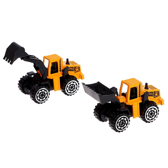 Парковка «Стройплощадка», с 2 металлическими машинами Парковка «Стройплощадка», с 2 металлическими машинами