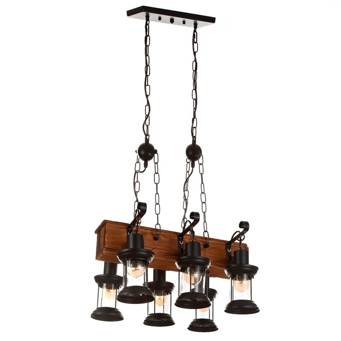 Люстра Люстра "Айварс" 6хЕ27 40Вт черный 55х100 см