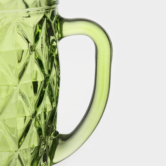 Кружка стеклянная, 400 мл, цвет и текстура МИКС Кружка стеклянная, 400 мл, цвет и текстура МИКС