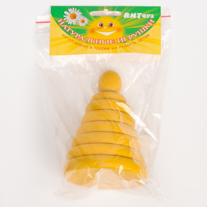 Пирамидка «Жёлтая», 8 деталей Пирамидка «Жёлтая», 8 деталей