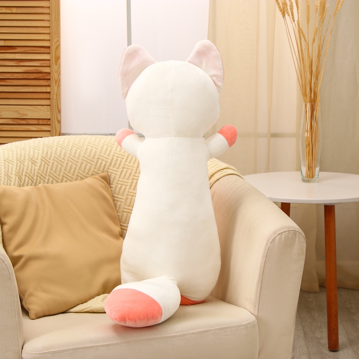 Мягкая игрушка-подушка «Дерзкий кот», 80 см, цвет белый Мягкая игрушка-подушка «Дерзкий кот», 80 см, цвет белый