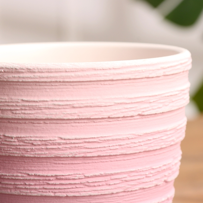 Горшок цветочный Букле розовый крокус №1, 0,7 л, d - 11,7 см Горшок цветочный Букле розовый крокус №1, 0,7 л, d - 11,7 см