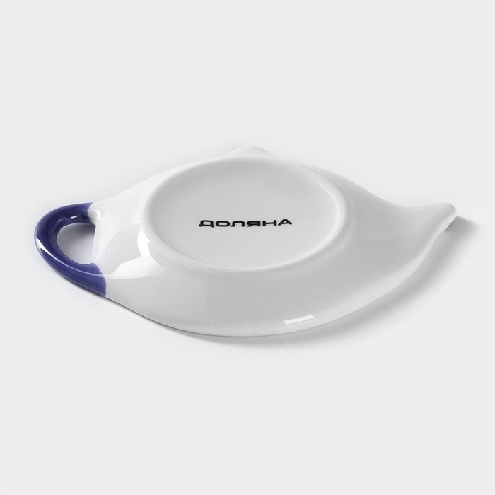 Подставка под чайный пакетик Доляна «Емеля», 12×8,4 см Подставка под чайный пакетик Доляна «Емеля», 12×8,4 см