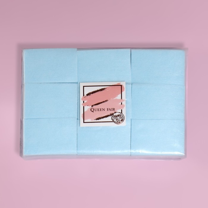 Салфетки для маникюра, безворсовые, плотные, 560 шт, 6 × 4 см, цвет голубой Салфетки для маникюра, безворсовые, плотные, 560 шт, 6 × 4 см, цвет голубой