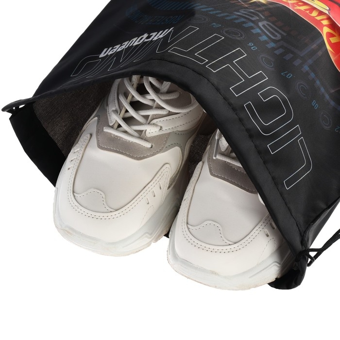 Мешок для обуви 420*330 мм, Тачки  Мешок для обуви 420*330 мм, Тачки "Молния Маккуин"