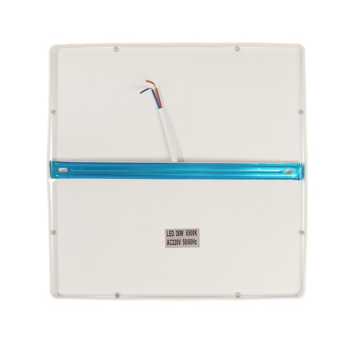 Накладной светодиодный светильник, 255х35 мм, 38 Вт, 3420 Лм, 6500 К, квад. Накладной светодиодный светильник, 255х35 мм, 38 Вт, 3420 Лм, 6500 К, квад.