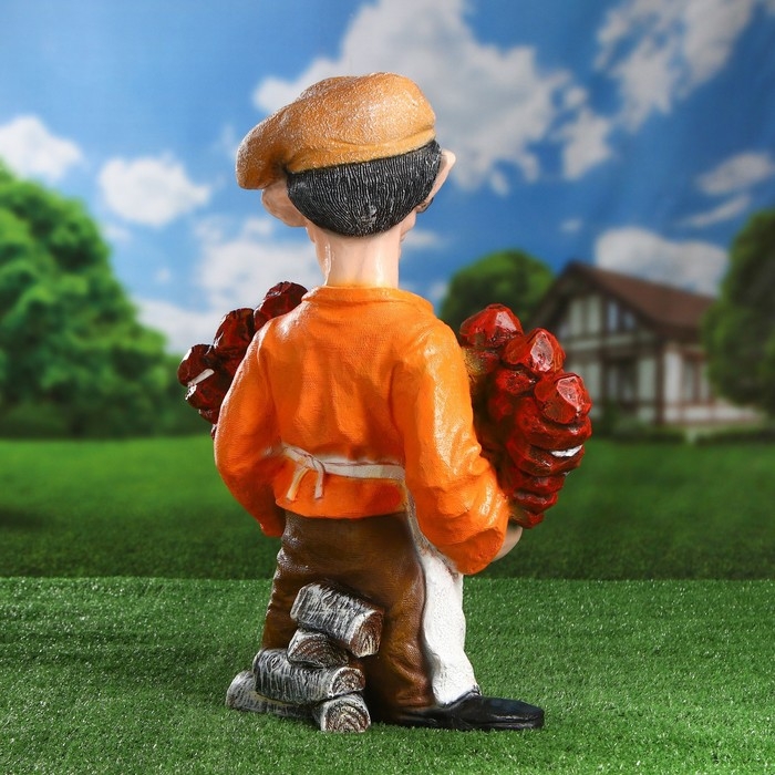 Садовая фигура  Садовая фигура "Шашлычник" подставка для шампуров, 55х44см