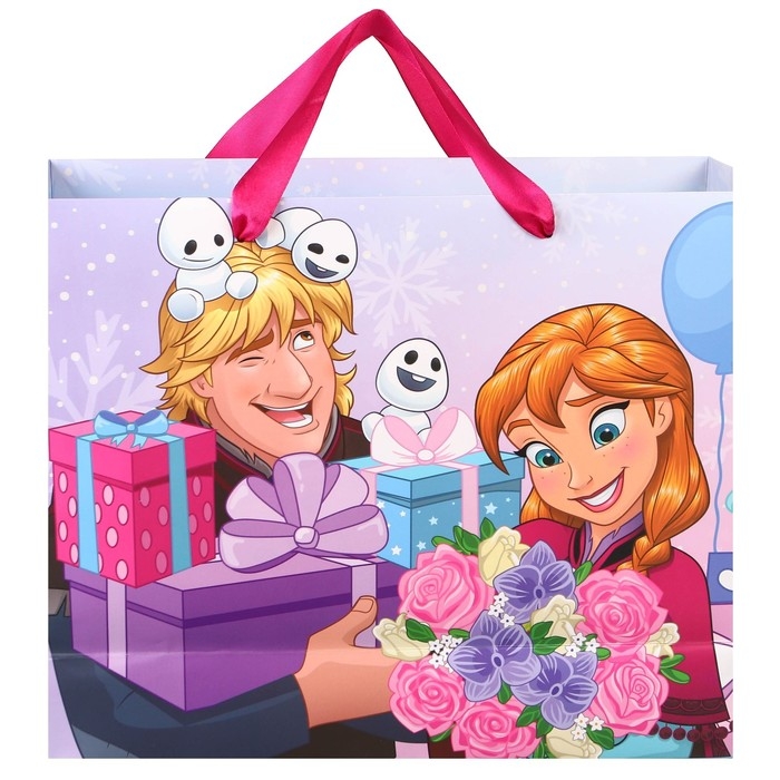 Пакет подарочный, 31х26х11 см, упаковка, Холодное сердце Пакет подарочный, 31х26х11 см, упаковка, Холодное сердце