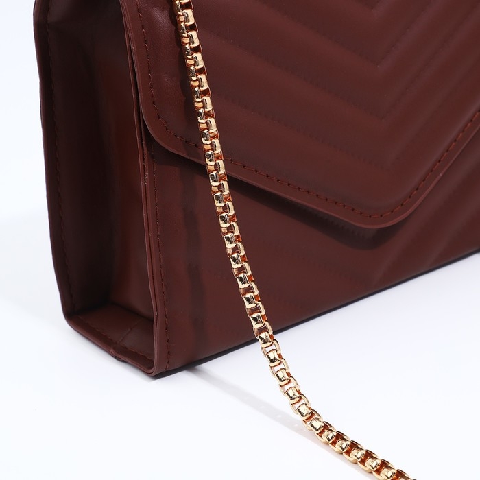 Сумка-мессенджер на магните, цвет коричневый Сумка-мессенджер на магните, цвет коричневый