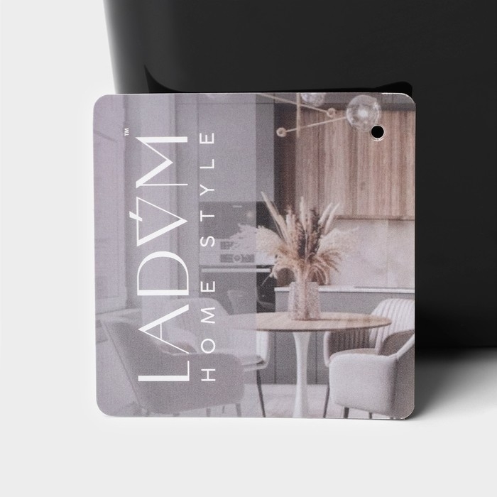 Контейнер для хранения с крышкой LaDо́m «Лаконичность», 31,5×22×15 см, цвет тёмно - серый Контейнер для хранения с крышкой LaDо́m «Лаконичность», 31,5×22×15 см, цвет тёмно - серый