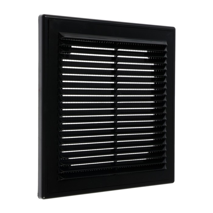 Решетка вентиляционная Решетка вентиляционная "ВИЕНТО" 2121ВР, 210х210 мм, с сеткой, разъемная, черная