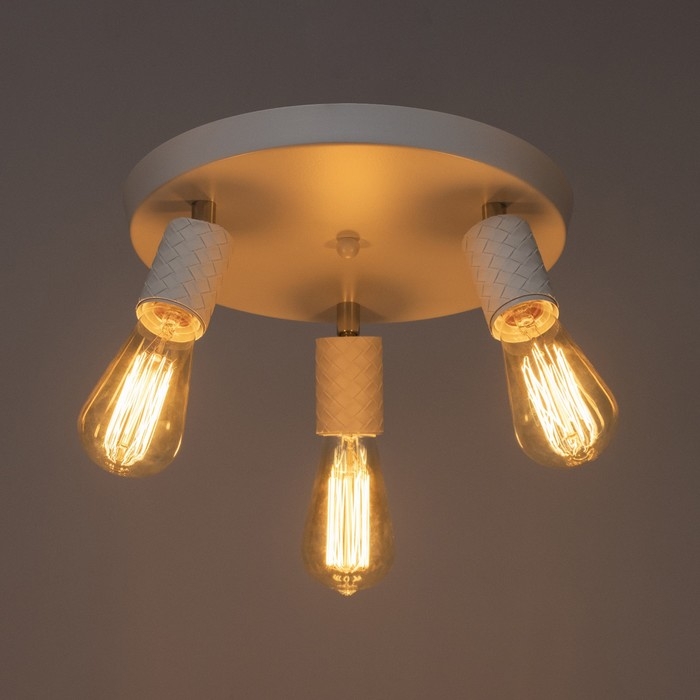 Спот Спот "Скин" 3хЕ27 40Вт белый 30х30х16см