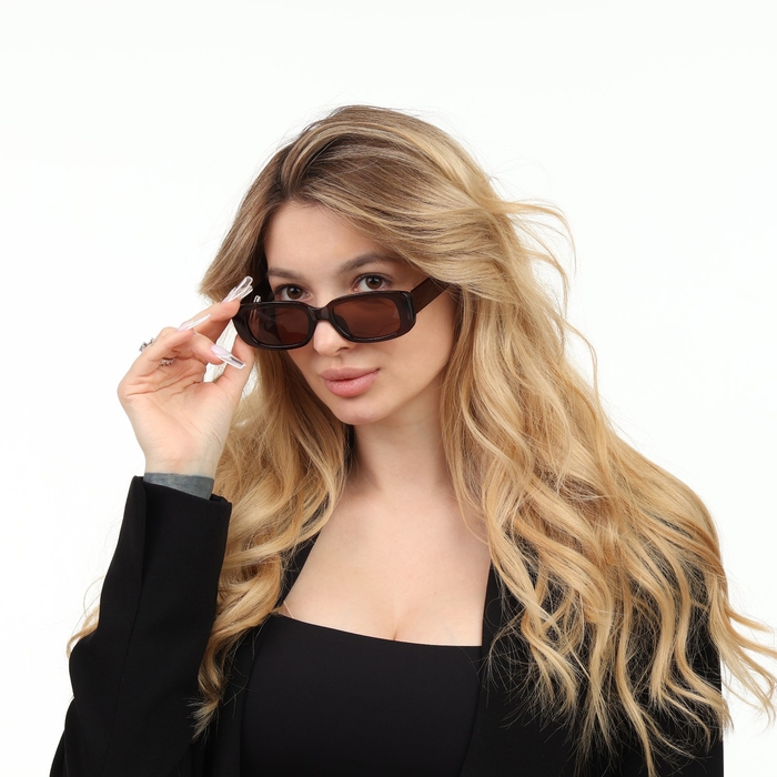 Очки солнцезащитные Очки солнцезащитные "OneSun", uv 400, дужка 14 см, ширина 14.5 см, линза 4 х 6.5 см